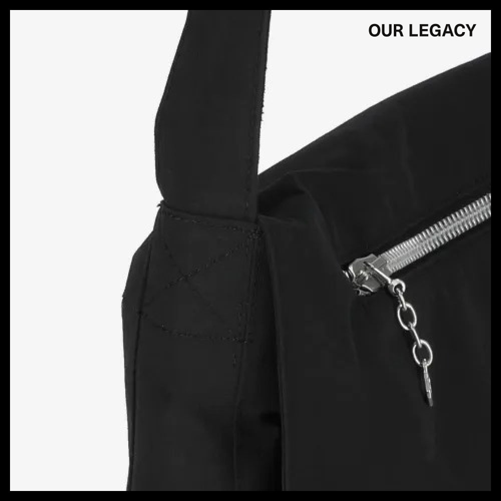 【OUR LEGACY】Slim Satchel Shoulder Bag Black