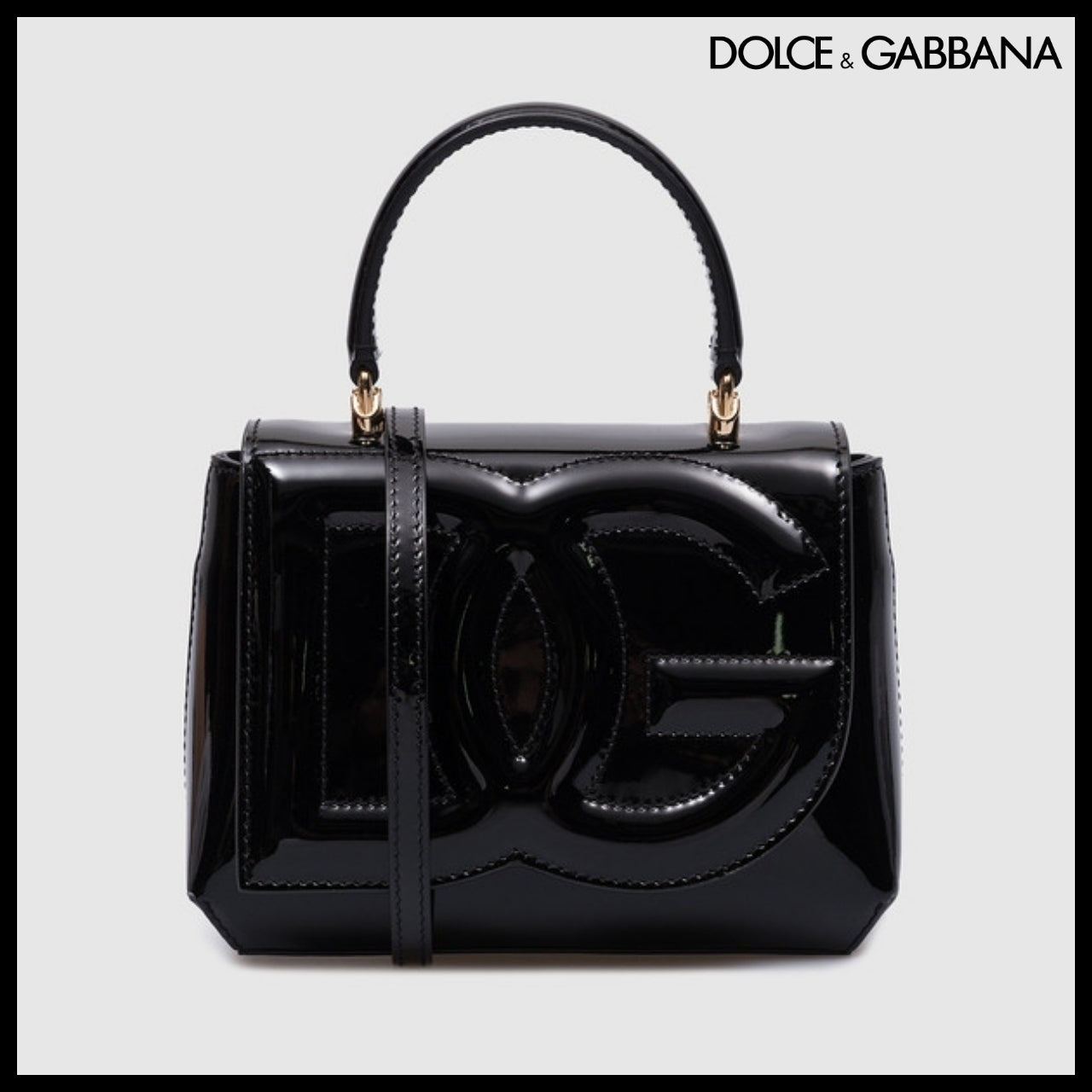 【アウトレット 正規品】Dolce & Gabbana - DG Logo Patent