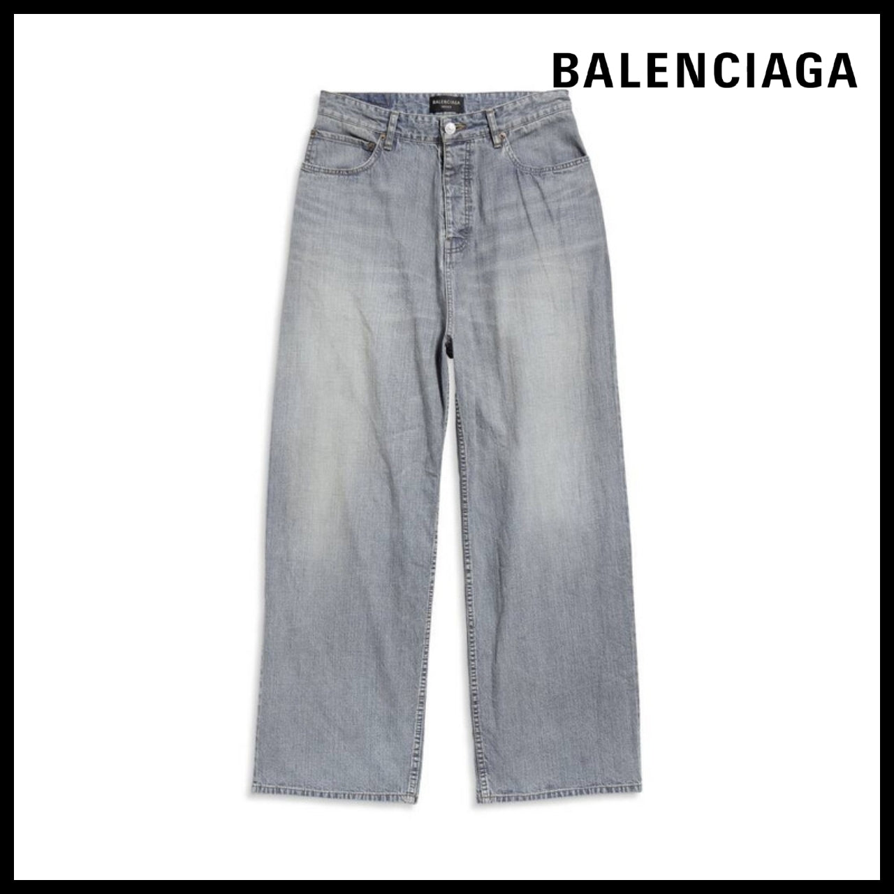 ★BALENCIAGAアウトレット セール ★Baggy Pants in Blue