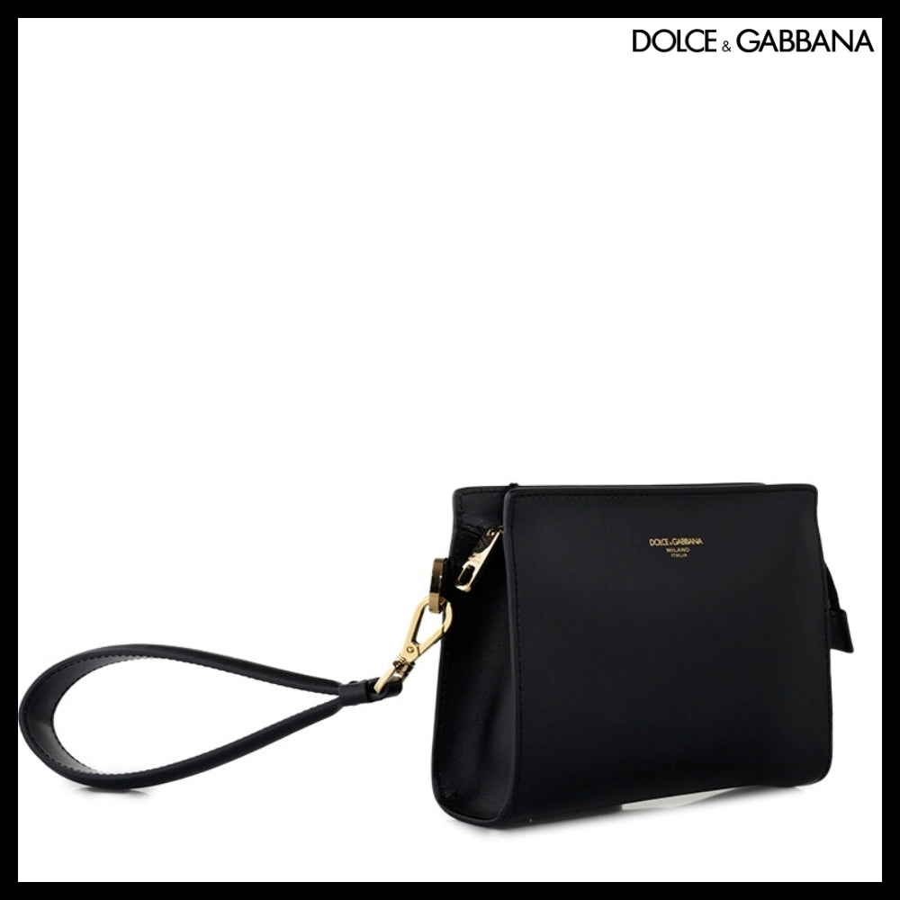 【アウトレット 正規品】Dolce & Gabbana - Black Logo Strap