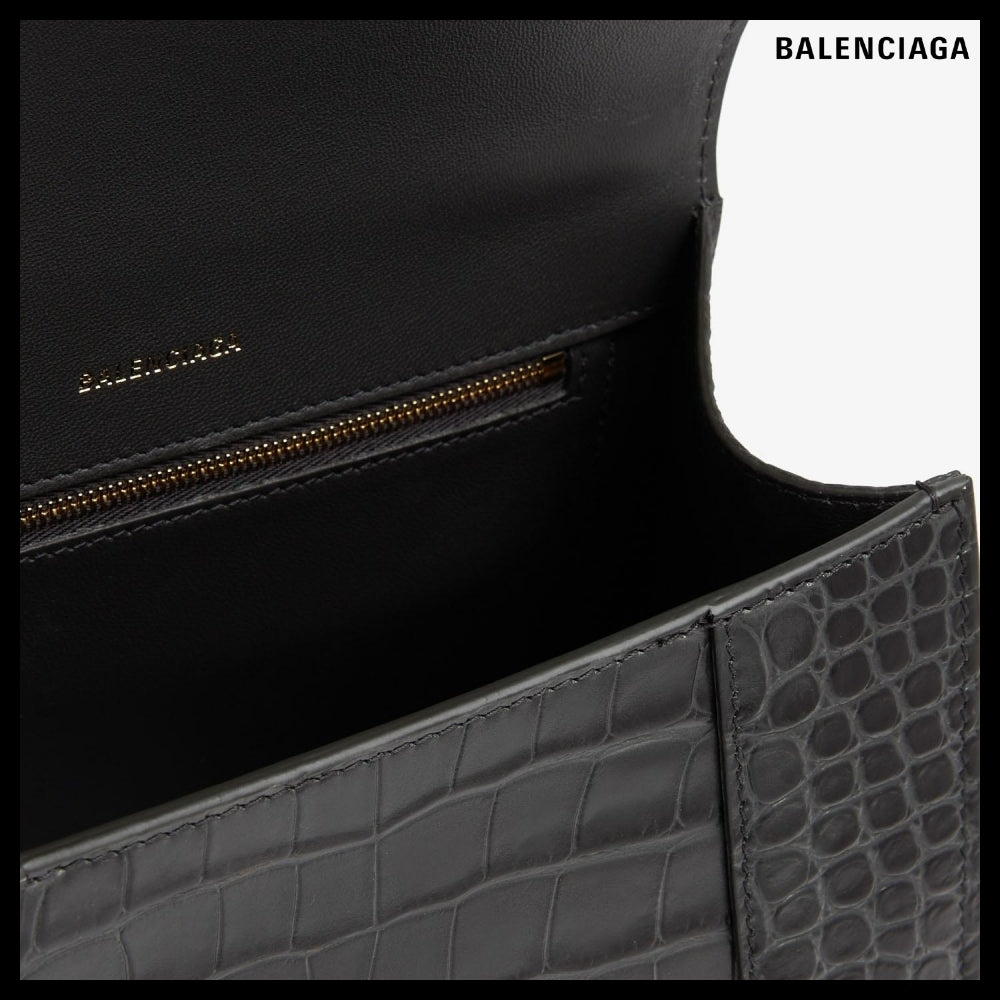 【BALENCIAGA 】Hourglass S Top Handle Bag