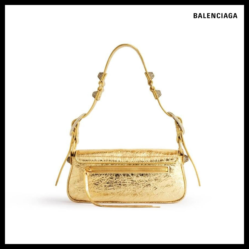【BALENCIAGA】Le Cagole XS Sling Bag Metallized Gold