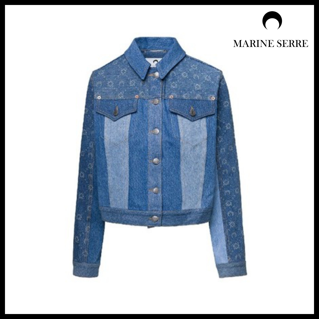 【【MARINE SERRE】Denim Jacket