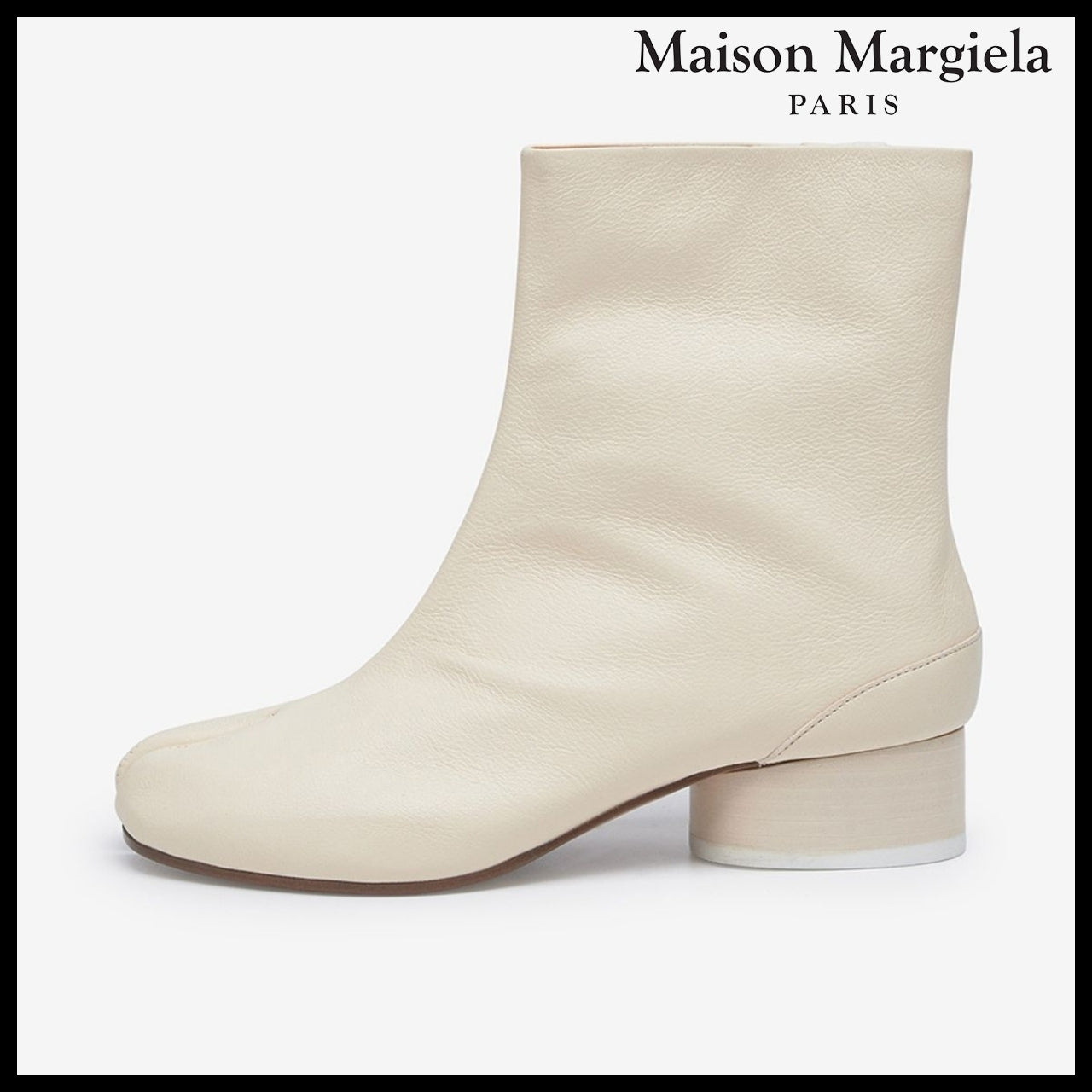 【Maison Margiela】Tabi Ankle Boots - White