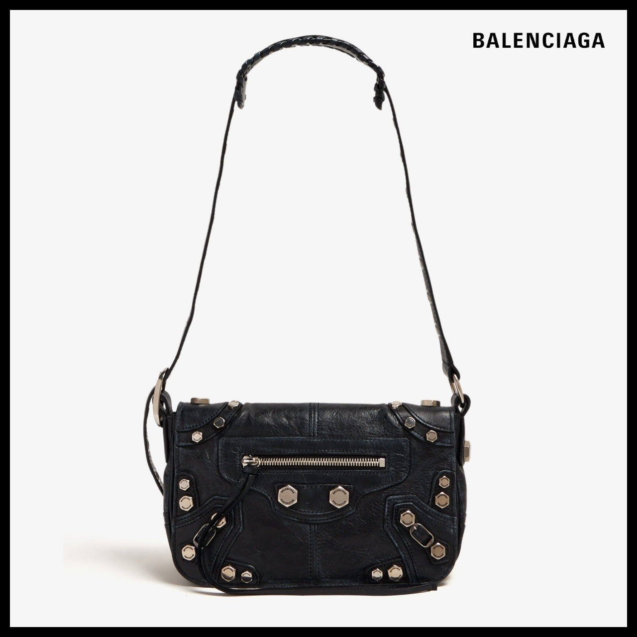 【BALENCIAGA】Le Cagole XS Flap Bag Black