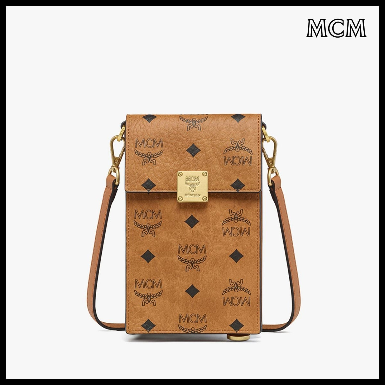 【MCM】Aren visetos phone pouch MXZGSTA11CO