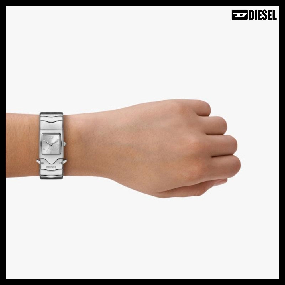 【DIESEL】Closer Square Women’s Metal Watch