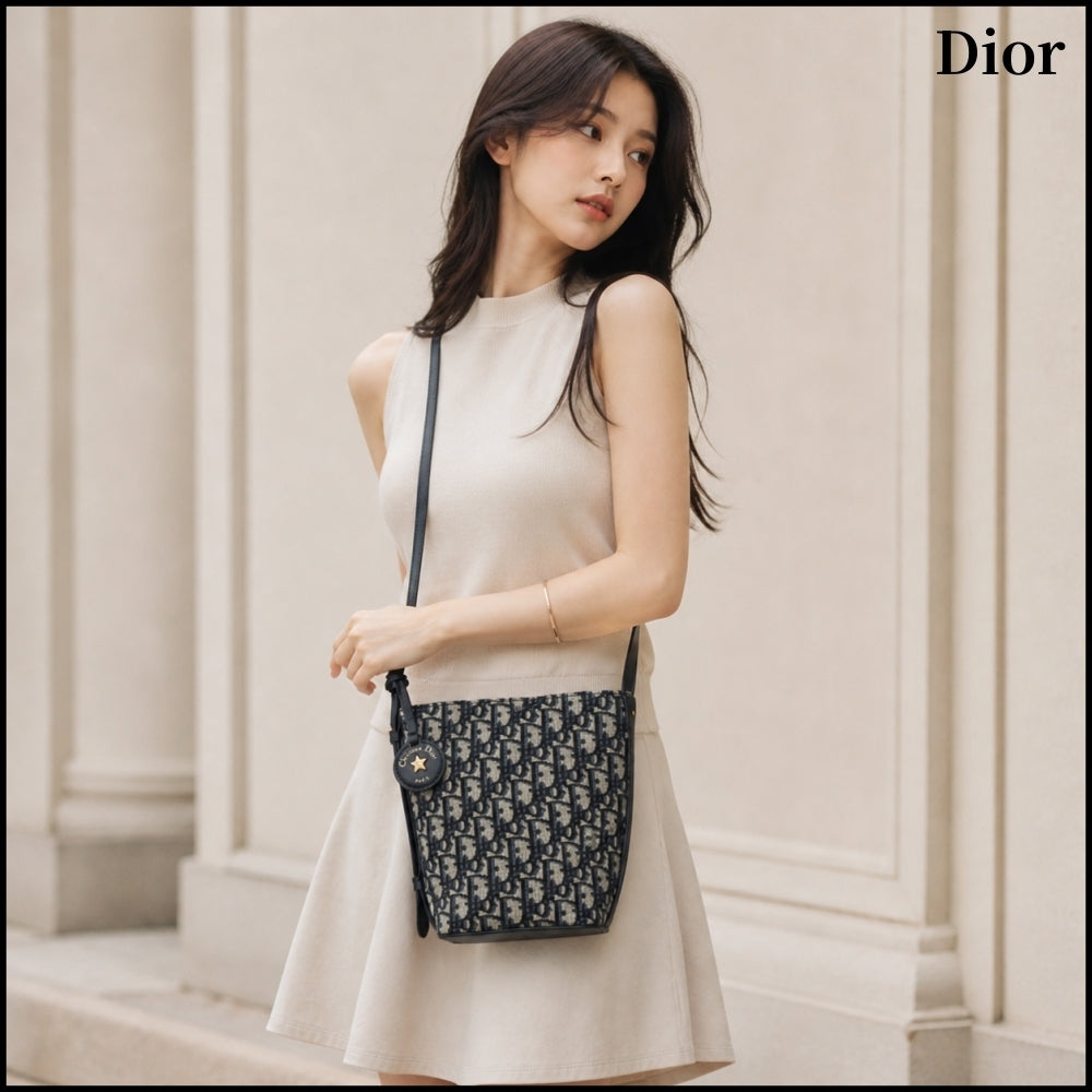 【Dior】Diorstar Mini Bucket Bag