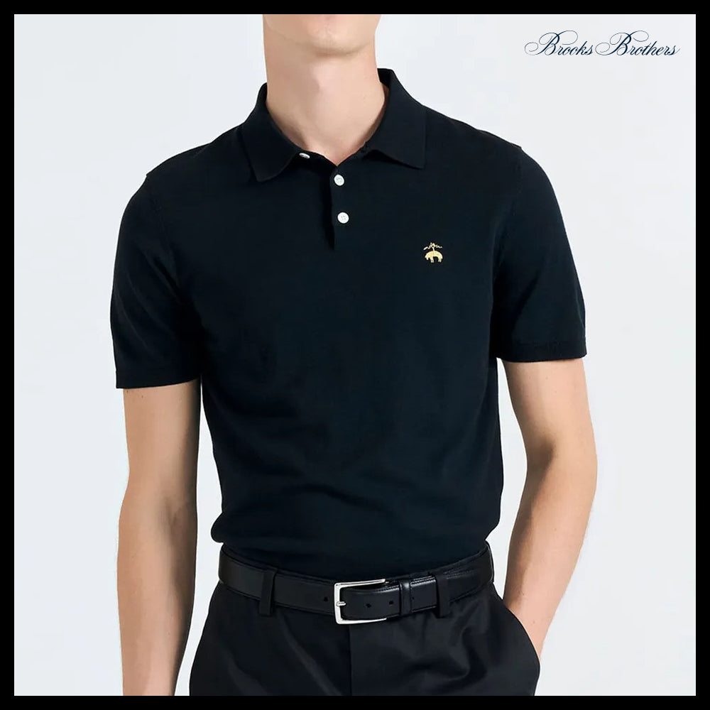 【Brooks Brothers】Cotton Silk Polo Sweater 4Colors
