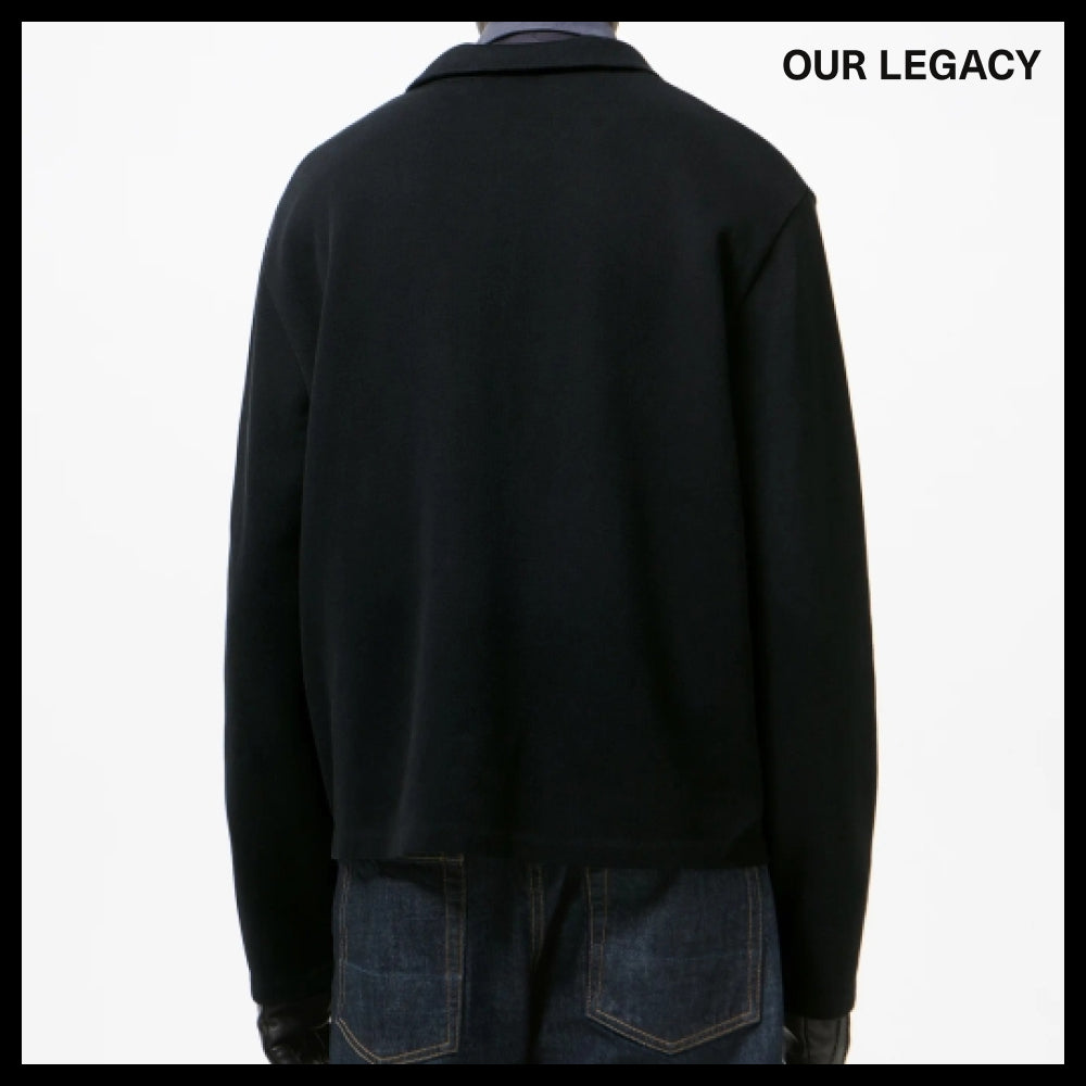 【OUR LEGACY】Shrunken Full Zip High Neck Jacket high neck