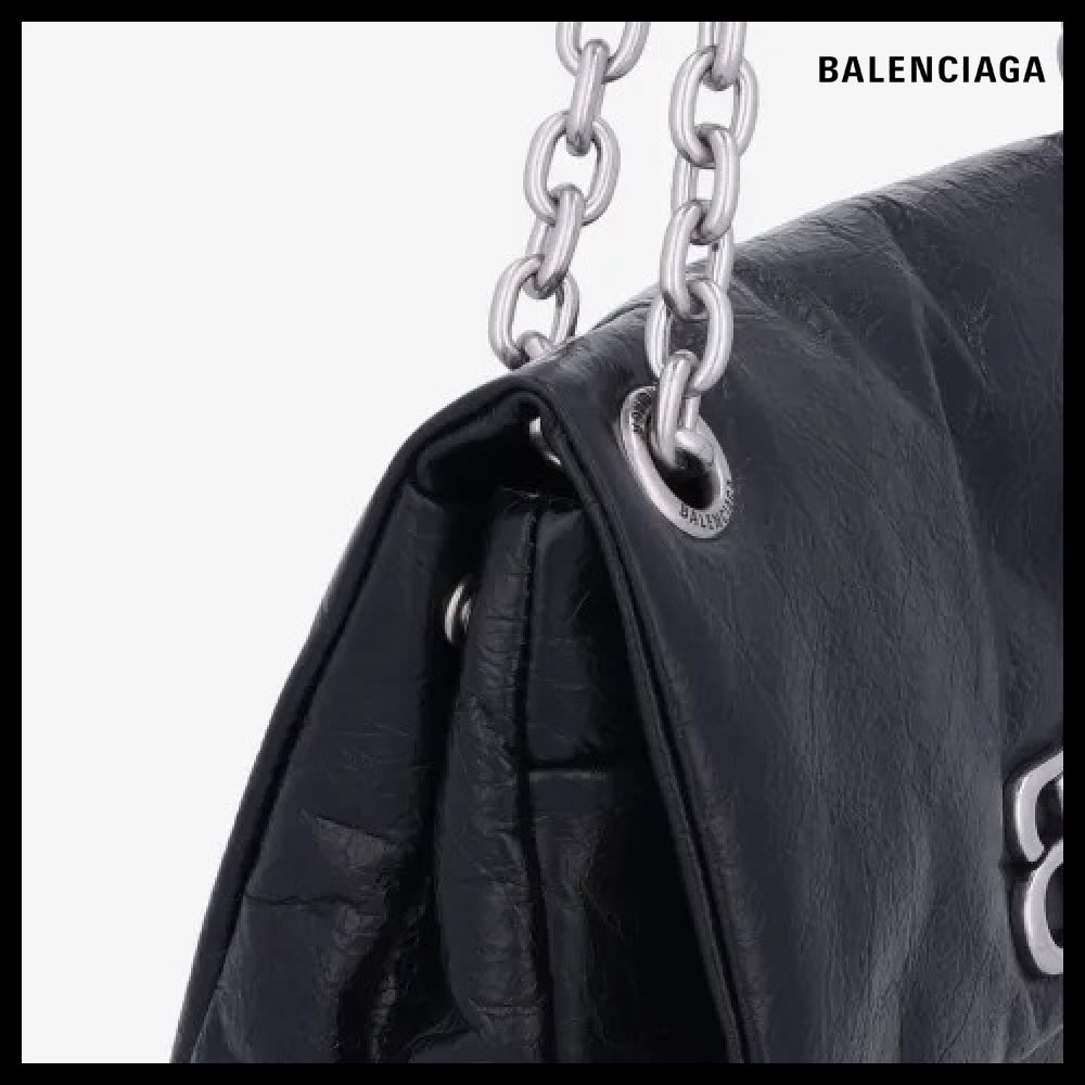 【BALENCIAGA】Monaco Mini Tote Bag Black