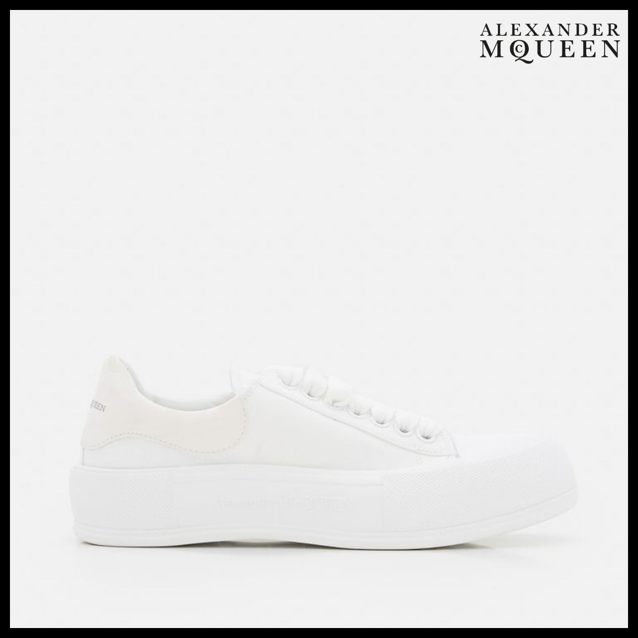 【Alexander Mcqueen】45mm Plimsoll Canvas Sneakers