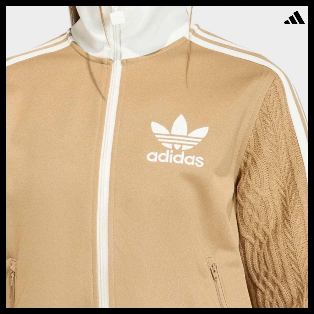 【ADIDAS】Knit Beckenbauer Brown Track Top Track Jacket