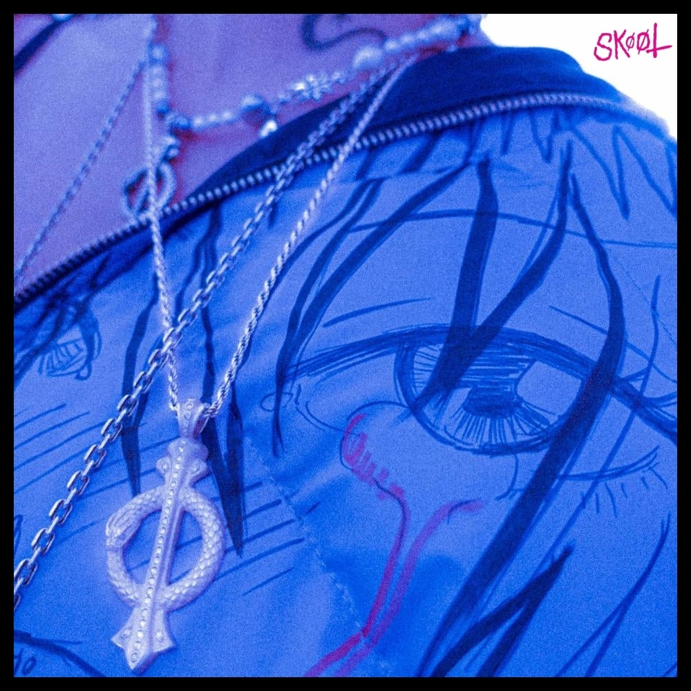 【SKOOT】White Snake Necklace