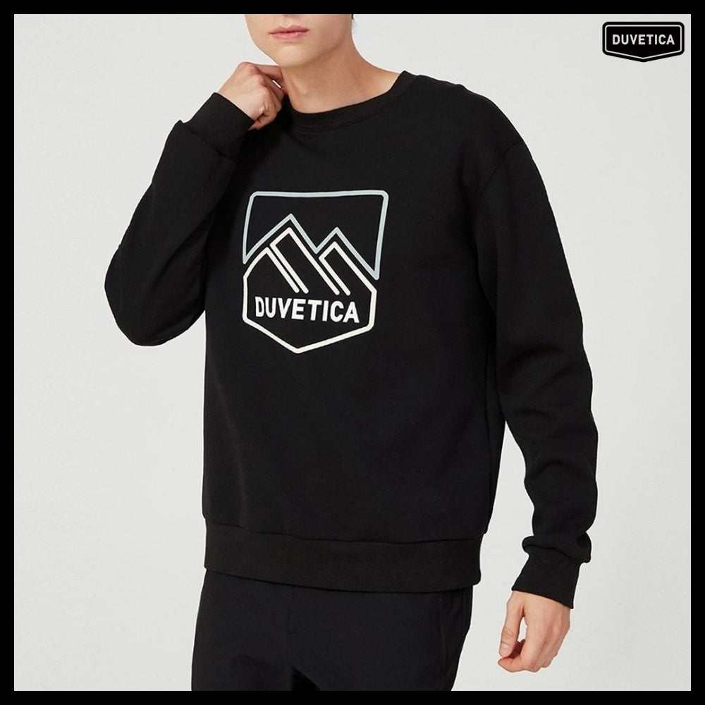 ◆Duvetica◆ Mirtos M Black Men’s Sweatshirt