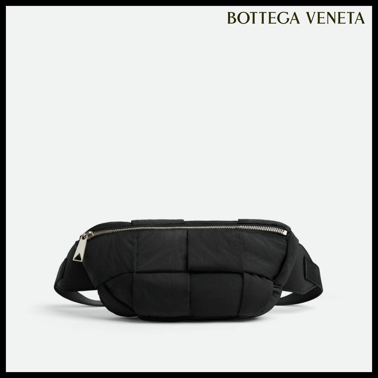 【BOTTEGA VENETA】BUM BAG CASSETTE NYLON BLACK