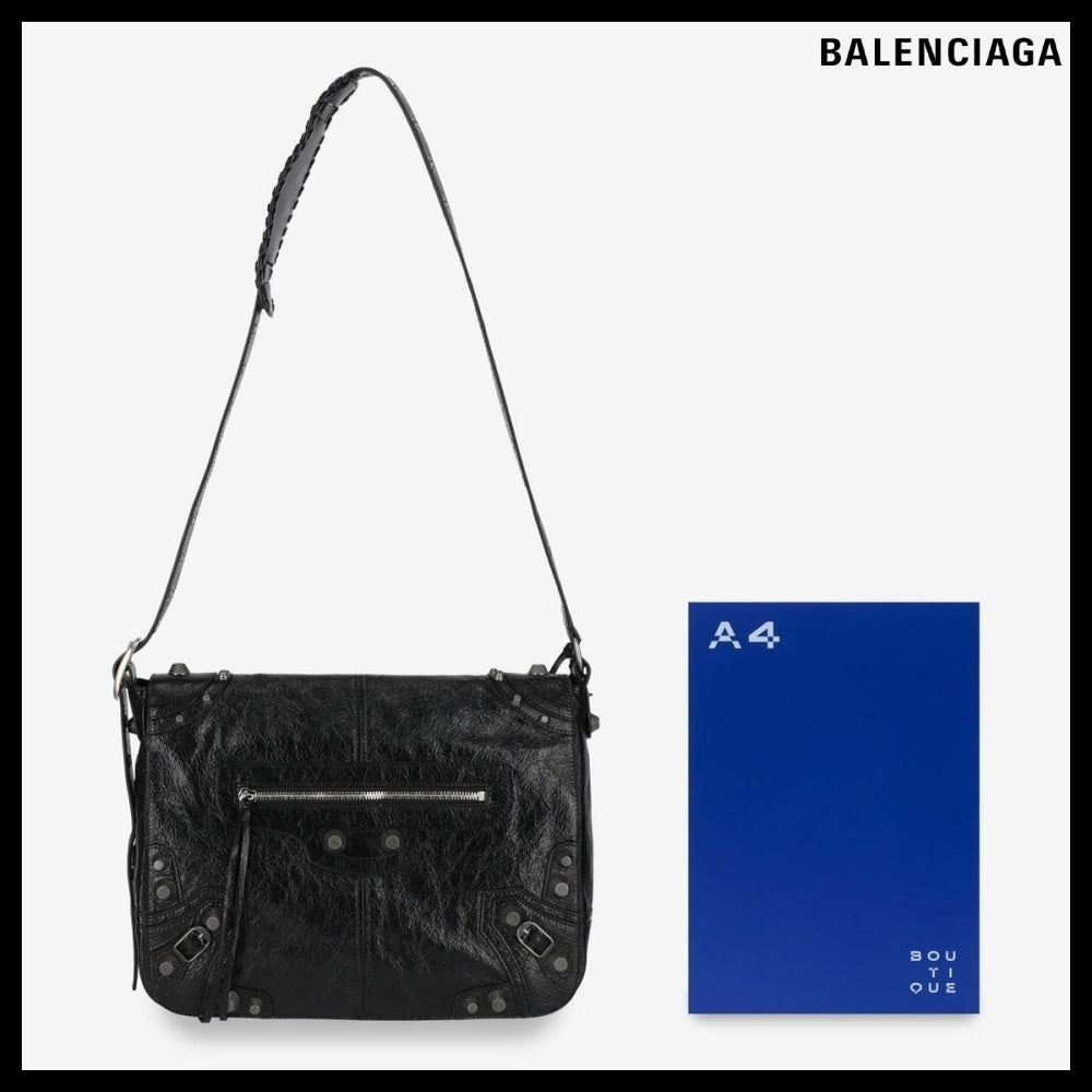 【BALENCIAGA】Le Cagole Medium Messenger Crossbody Bag Black
