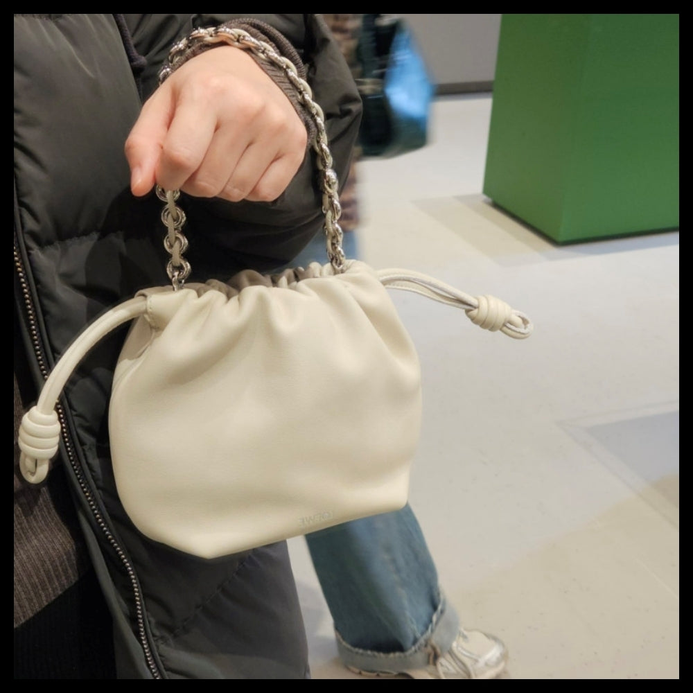 【LOEWE】Mini Flamenco two-way bag sea salt
