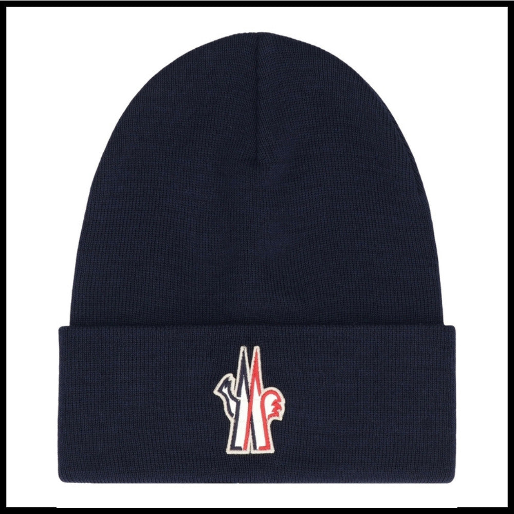 【MONCLER】Navy Beanie 778