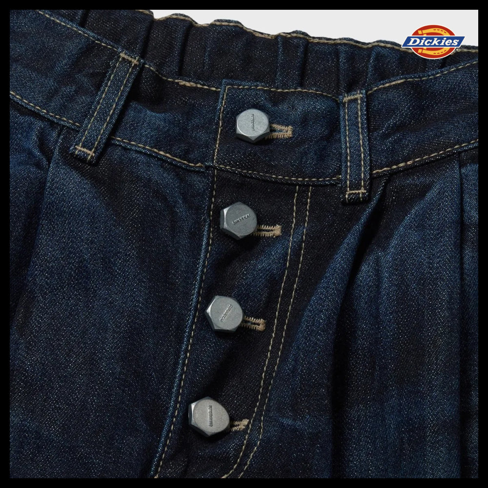 【Dickies 】Double Knee Washed Denim Pants - 2 Colors