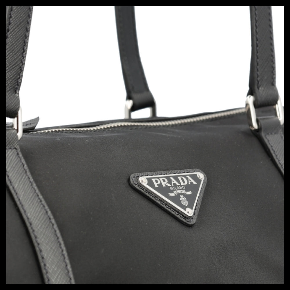 【PRADA】Black tote bag