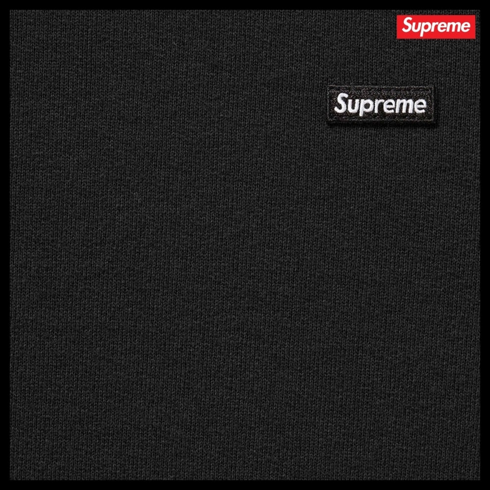 【Supreme】Small Box Crewneck Black 25FW