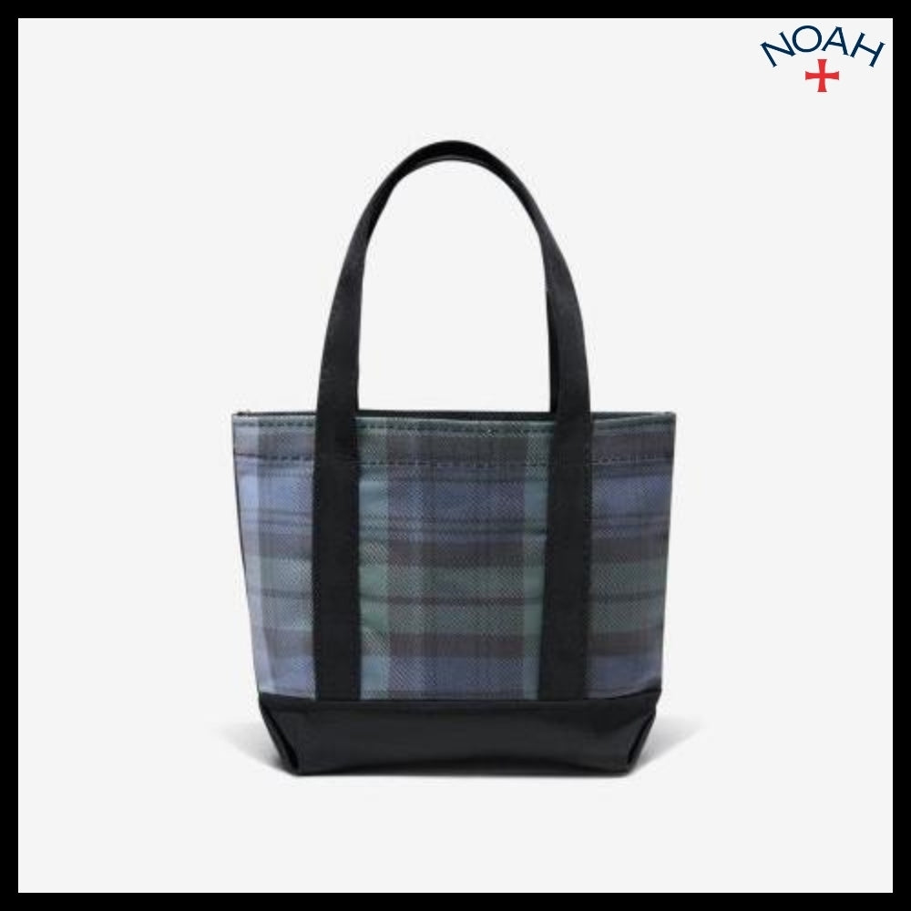 【NOAH】Tartan print mini tote bag blackwatch