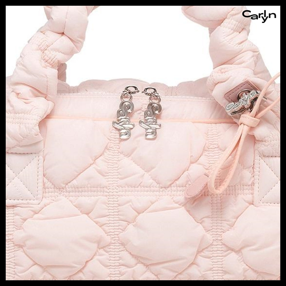 【carlyn】2WAY トラベルバッグ ペールピンク