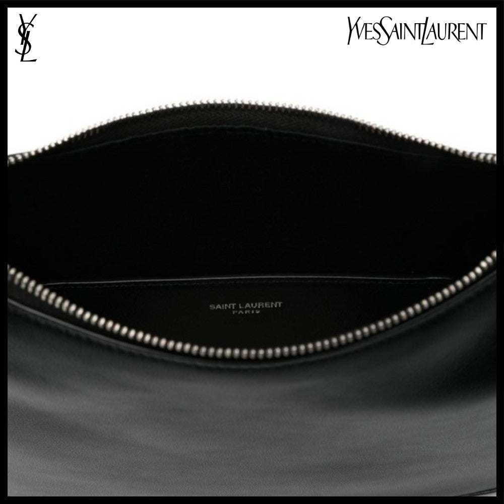 【SAINT LAURENT】 TUC LEATHER CROSSBODY BAG