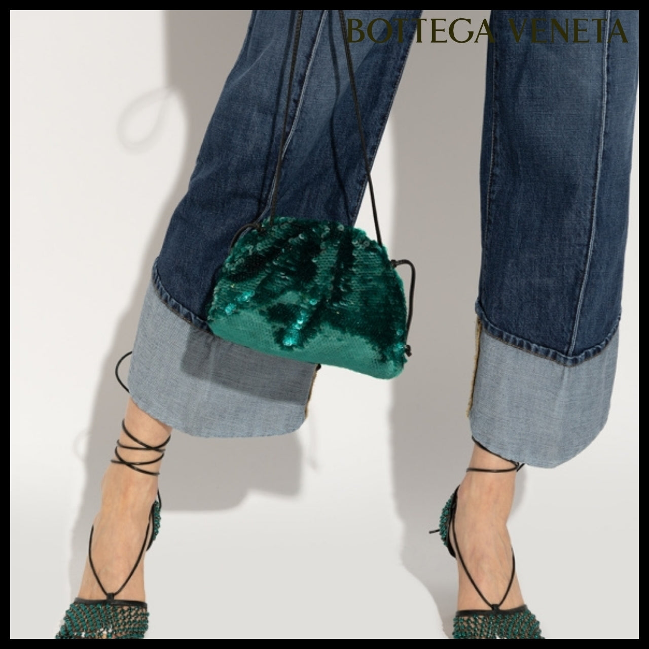 【アウトレット 正規品】Bottega Veneta - Pouch Sequin 2-Way