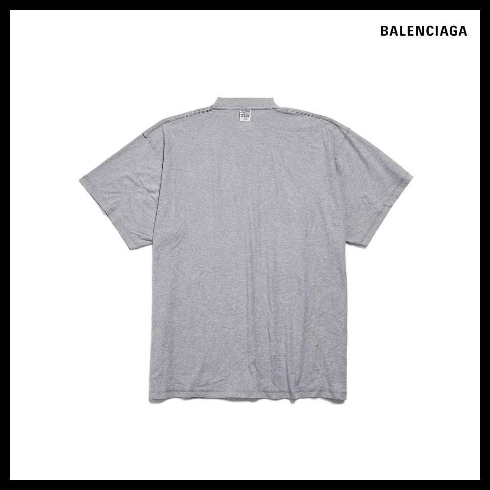 【BALENCIAGA】eBay Inside Out T-Shirt Oversized Gray