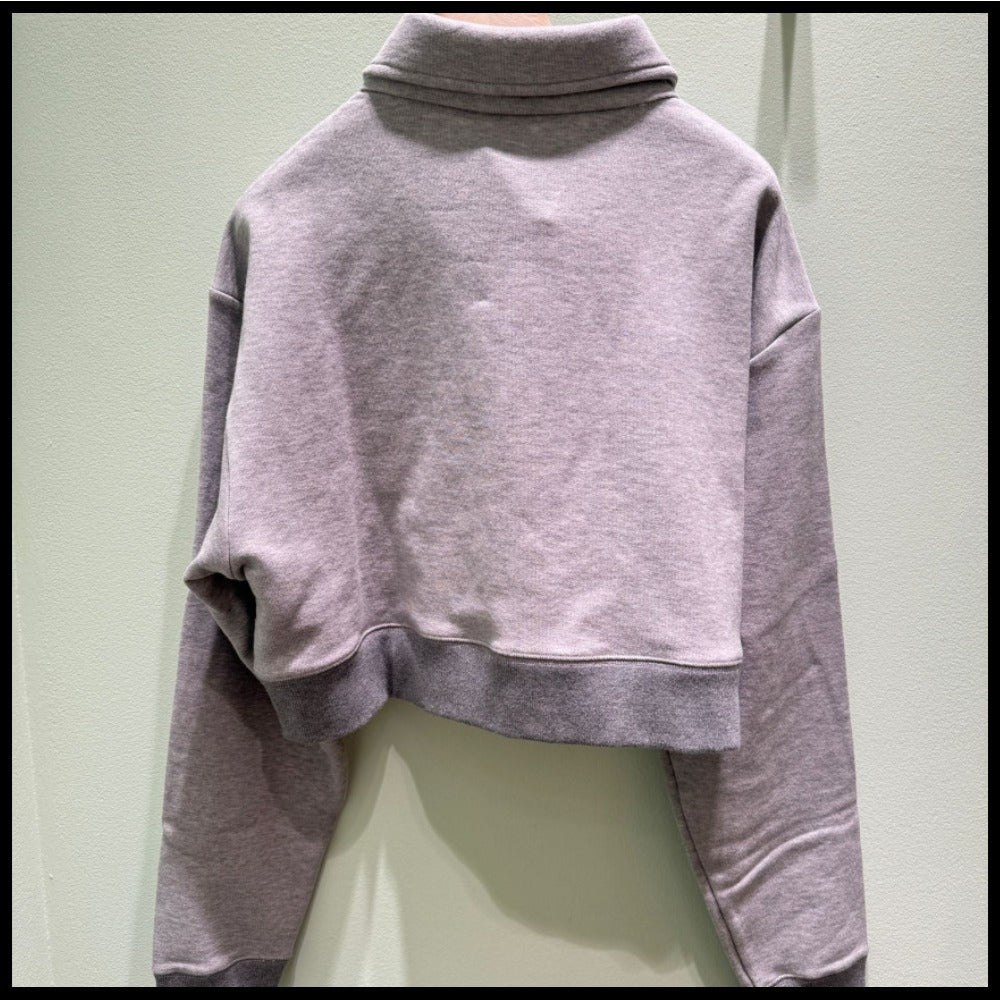 【MiuMiu】ポロシャツ コットンフリース スウェットシャツ