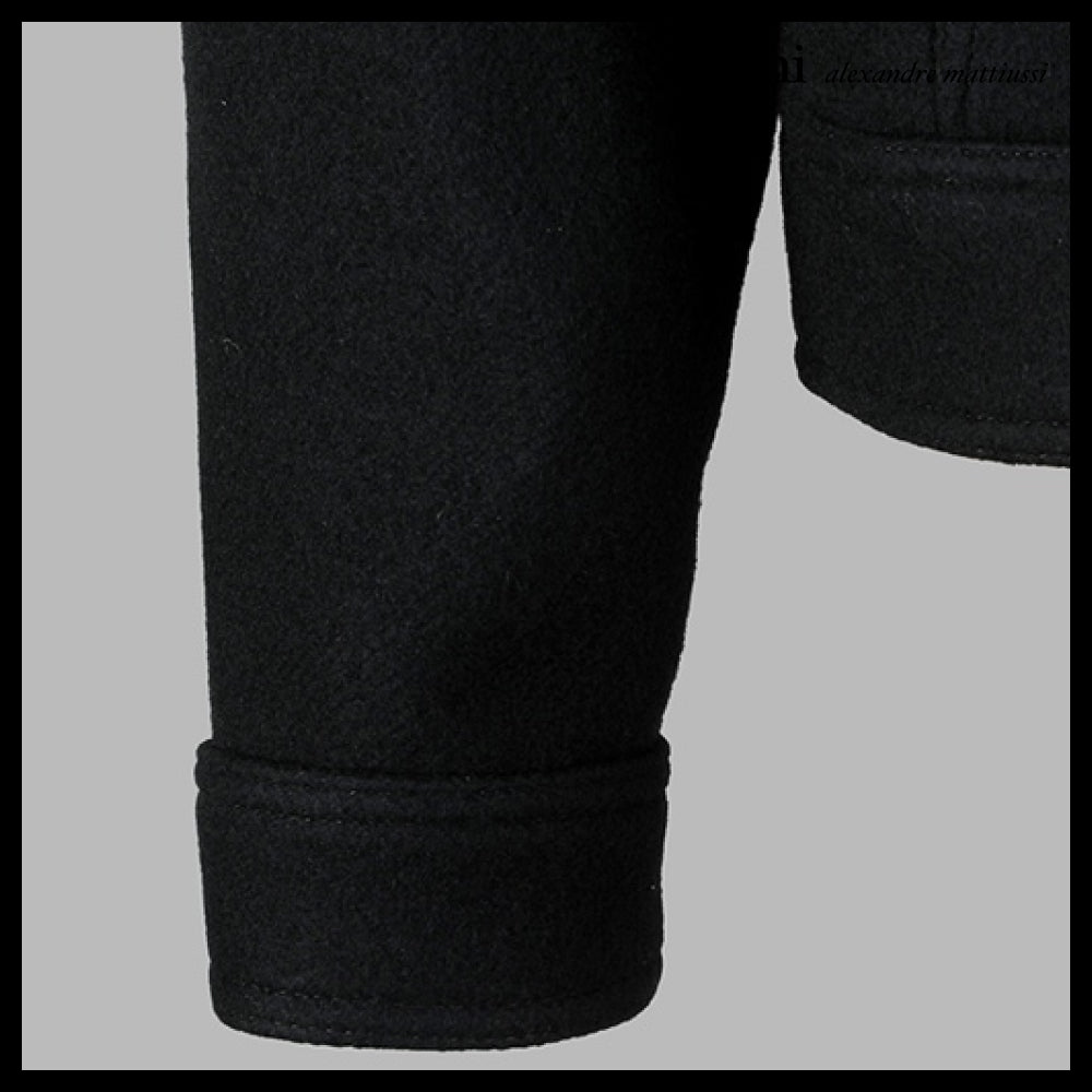 【AMI】23FW UJK234 WV0020 001 Men's Wool Jacket Black