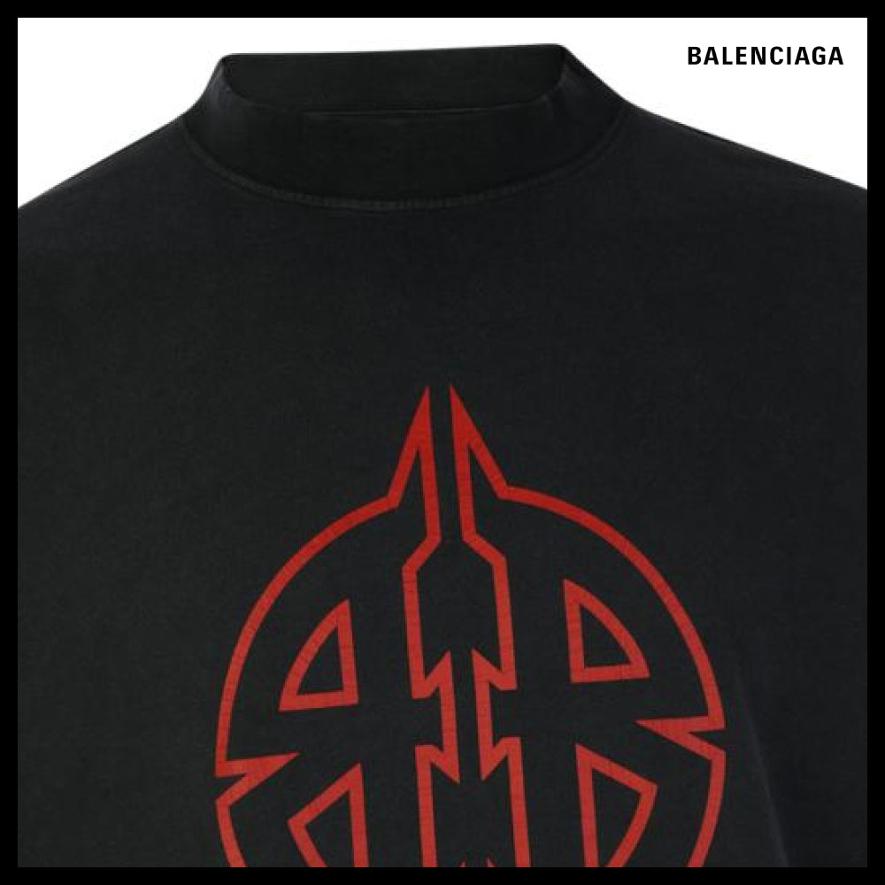 【BALENCIAGA】Metal BB Medium Fit T-Shirt 1568