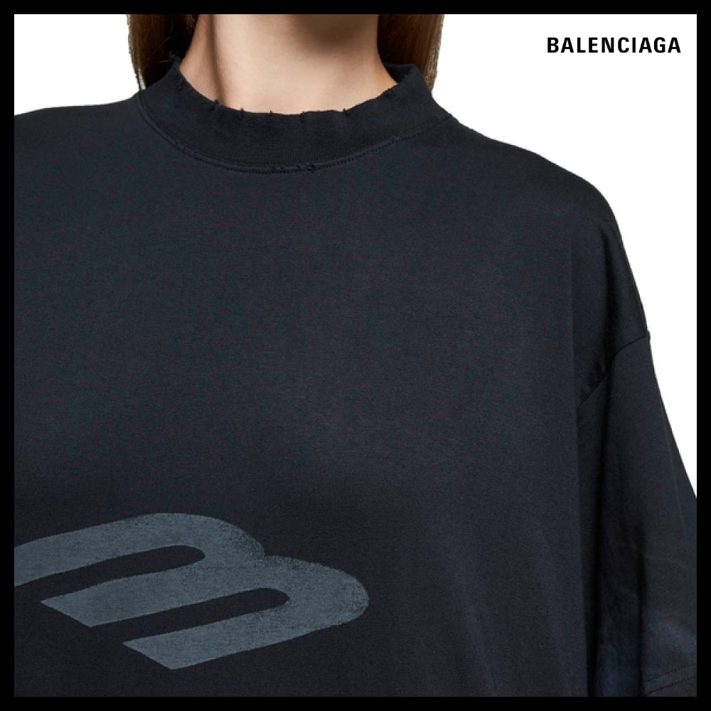★BALENCIAGAアウトレットセール★3B Stencil T-shirt Oversized