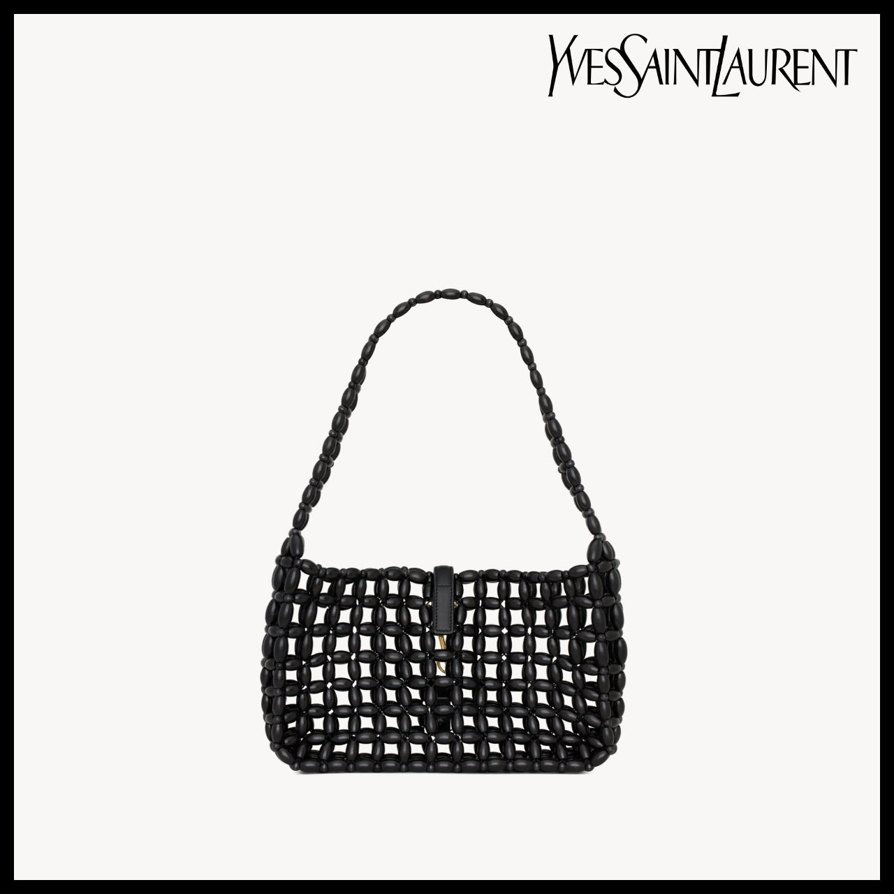 【Saint Laurent】Wood Beads LE 5 7 Bag