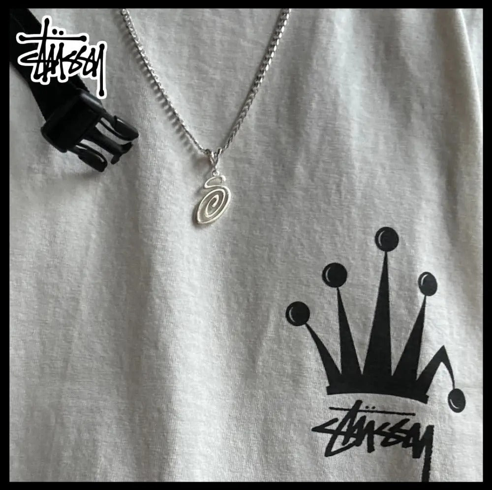 【STUSSY】SWIRLY S CHAIN STERLING ネックレス 正規品