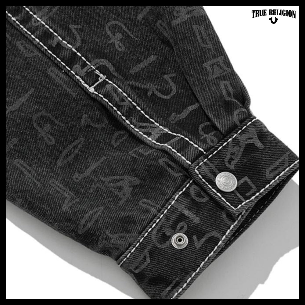 【TRUE RELIGION】Hieroglyphic Trucker Jacket 2Colors