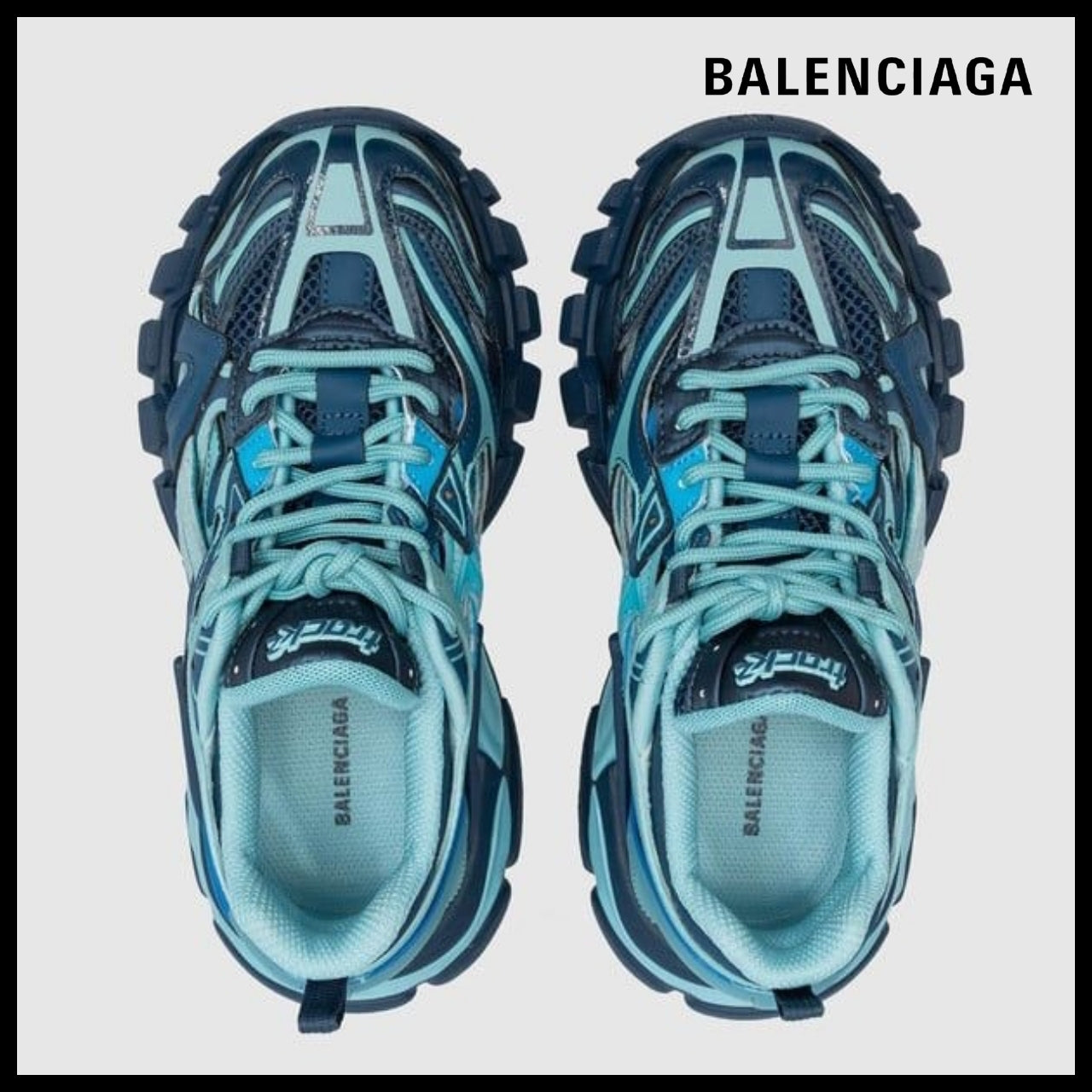 【BALENCIAGA】Track.2 Kids Multicolor Rub NW Blue Mix