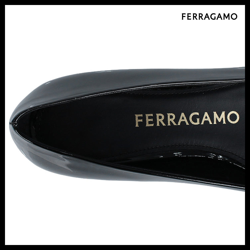 【FERRAGAMO】 Vara Bow Ballet Flats