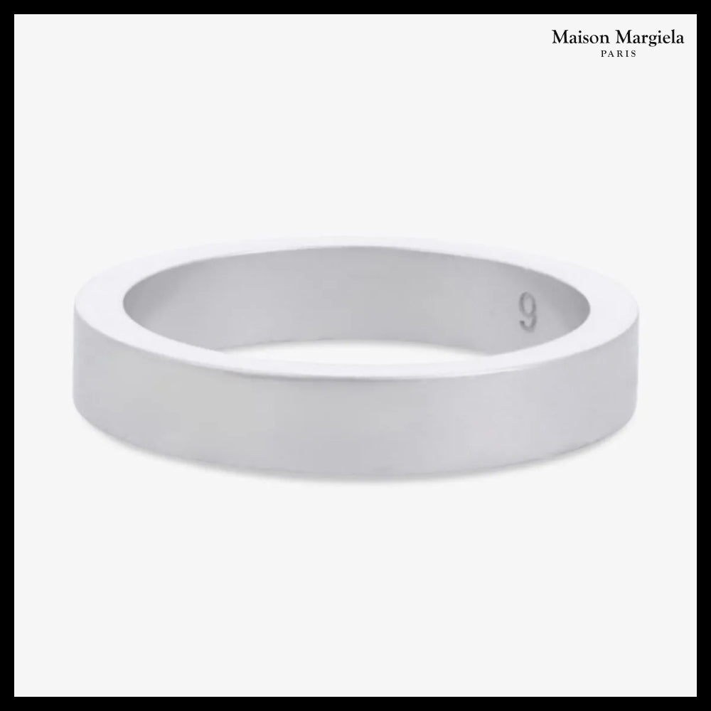 【Maison Margiela】Number Reference 4mm Ring Silver