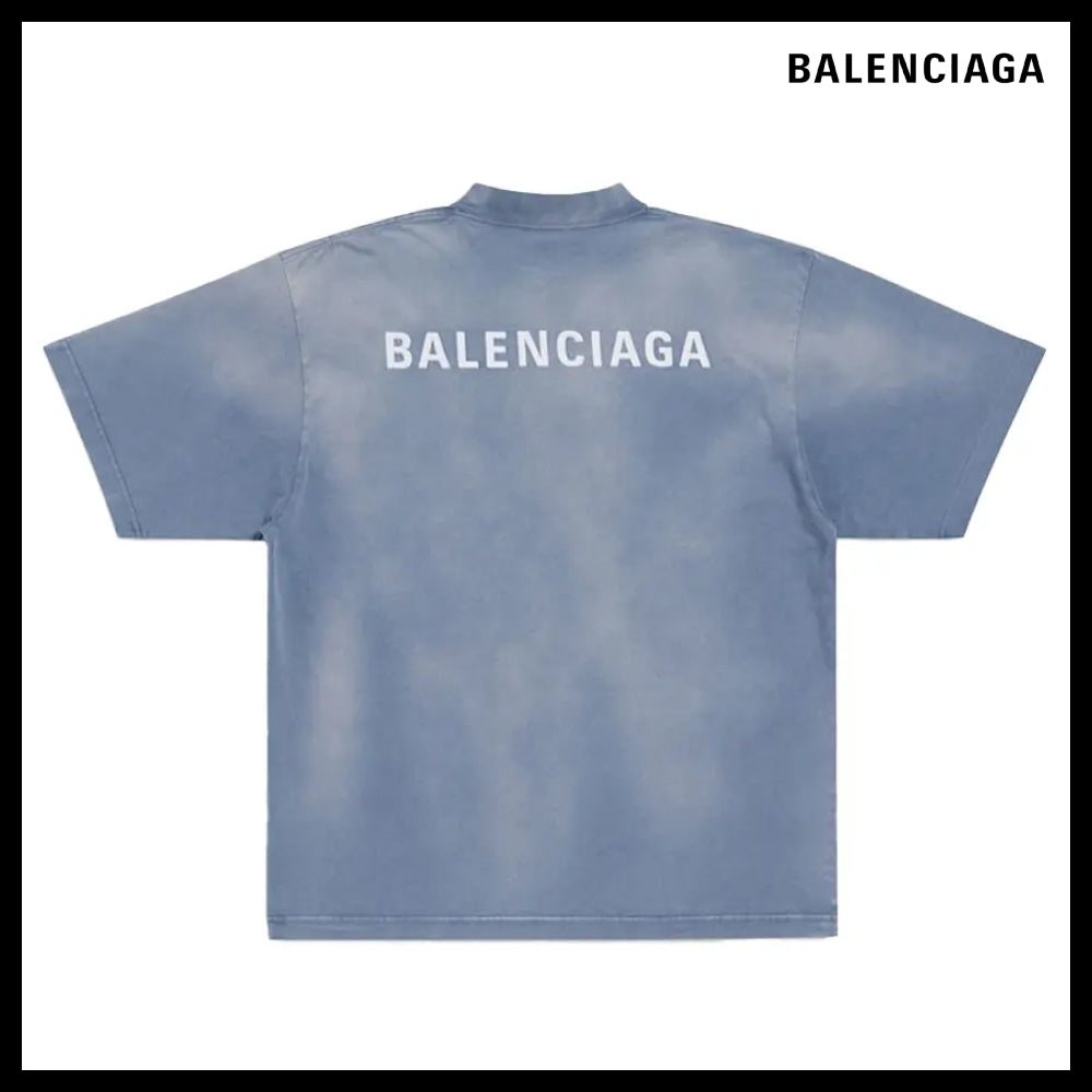 【BALENCIAGA】Back T Shirt Medium Fit In Vintage Jersey