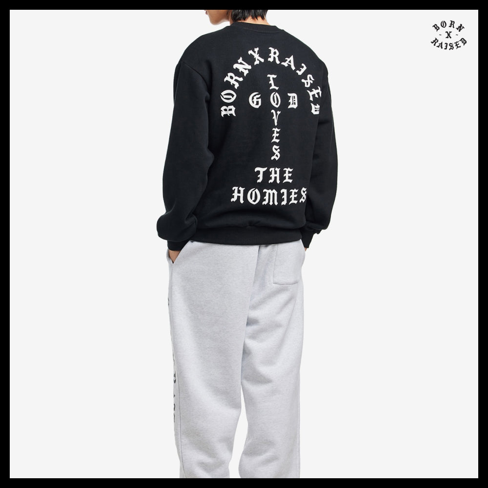 【BORN X RAISED】UNCONDITIONAL LOVE CREWNECK