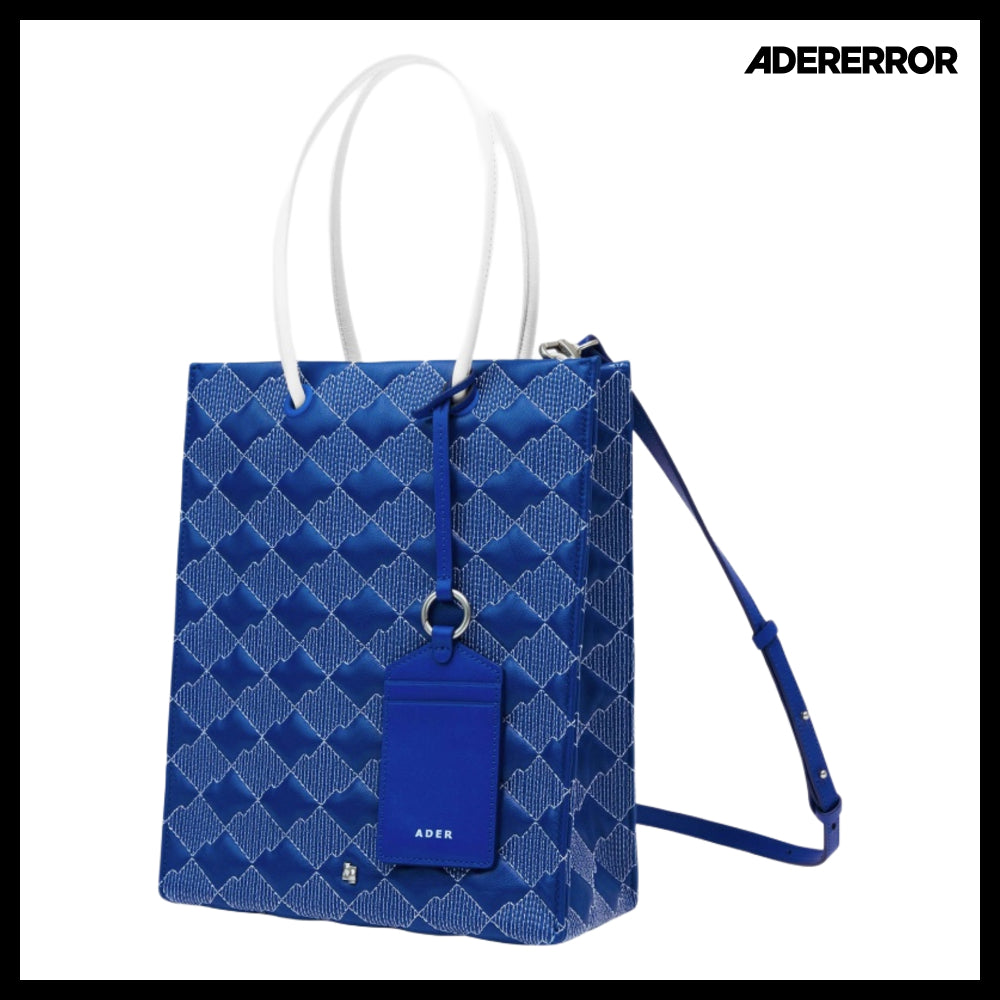 【ADERERROR】Shopper Bag Z-Blue