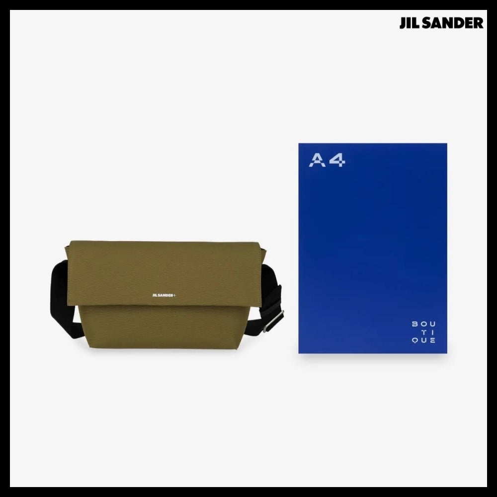 【Jil Sander】Small Utility Crossbody Bag Olive Yellow Pearl