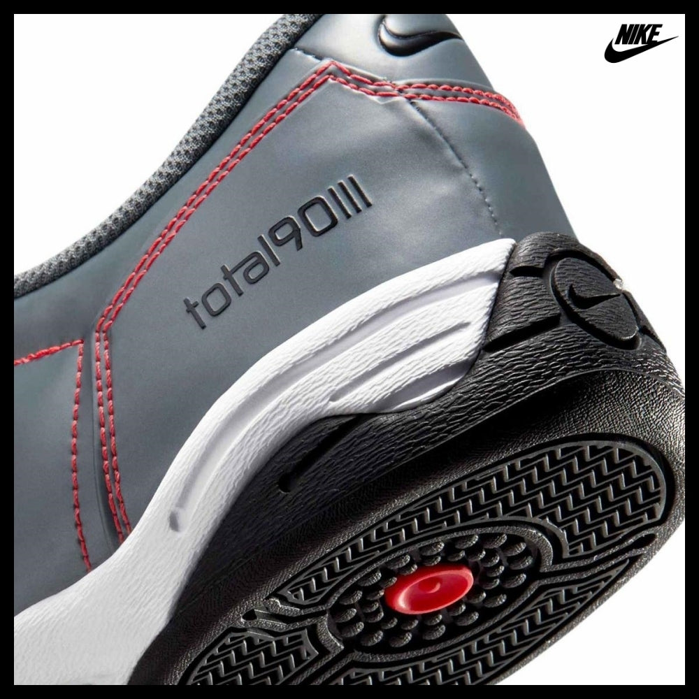 【Nike】TOTAL 90 SMOKE GRAY BRIGHT CRIMSON WHITE BLACK