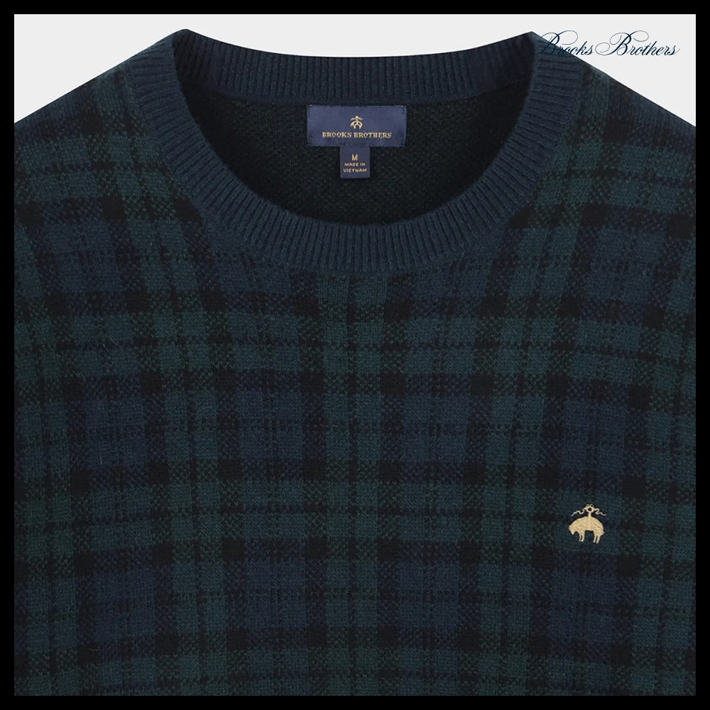 【Brooks Brothers】Black Watch Logo Sweater Multi