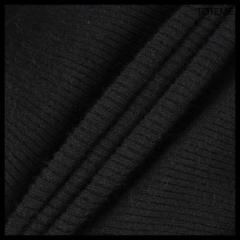 【Totême】Ribbed Sleeveless Knit Black