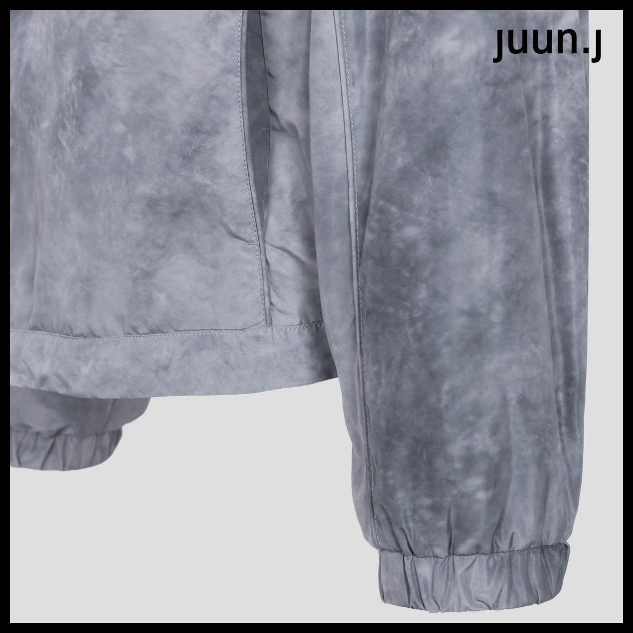 【JUUN.J】Dye Print Hood Jumper Gray