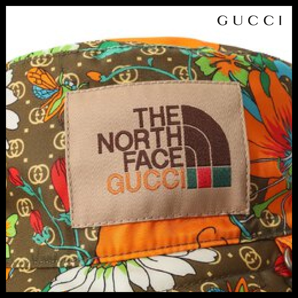【GUCCI x THE NORTH FACE】 コラボ リバーシブル バケットハッ